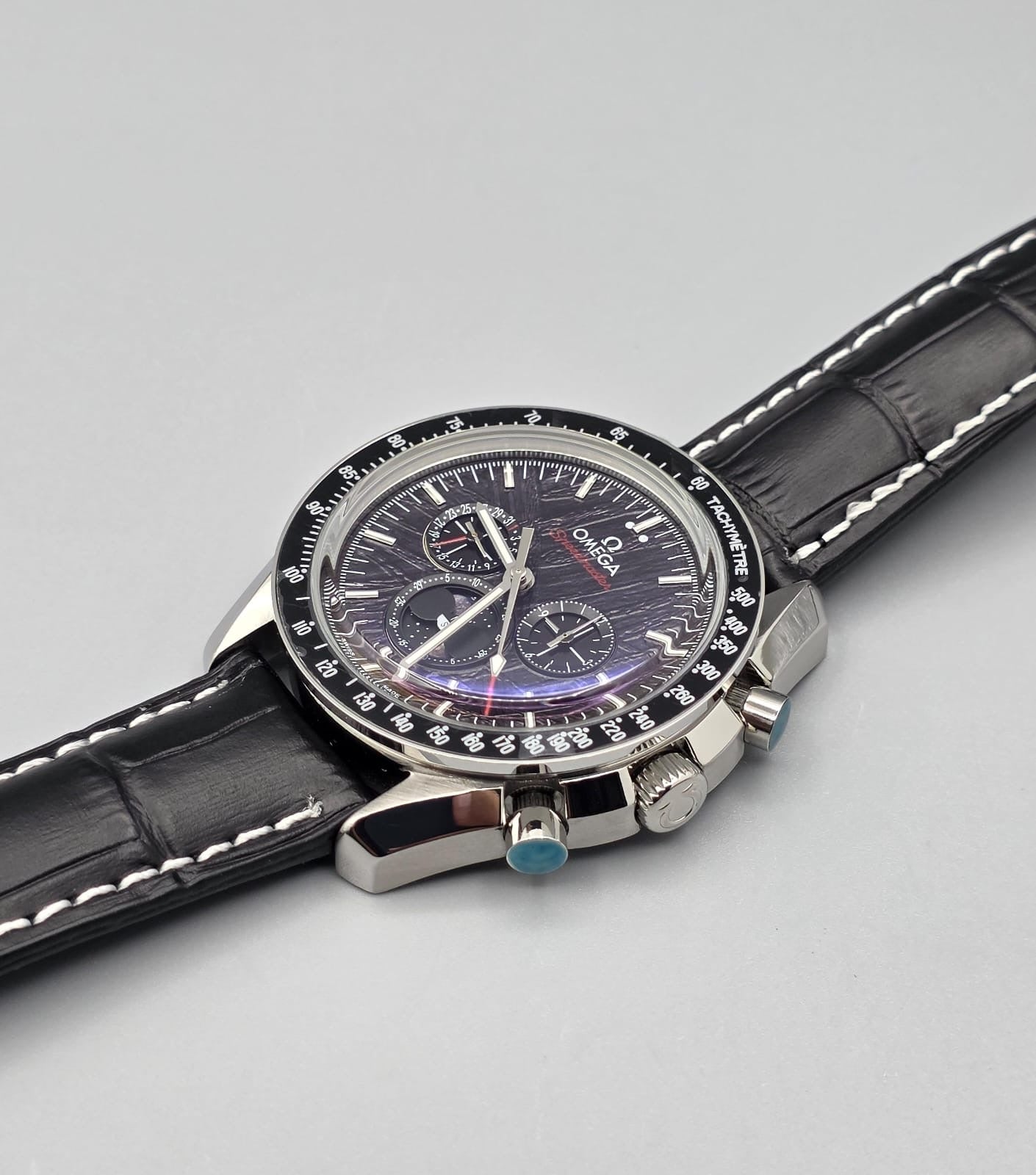 Luxury Moonphase Automatic – Black Leather Edition