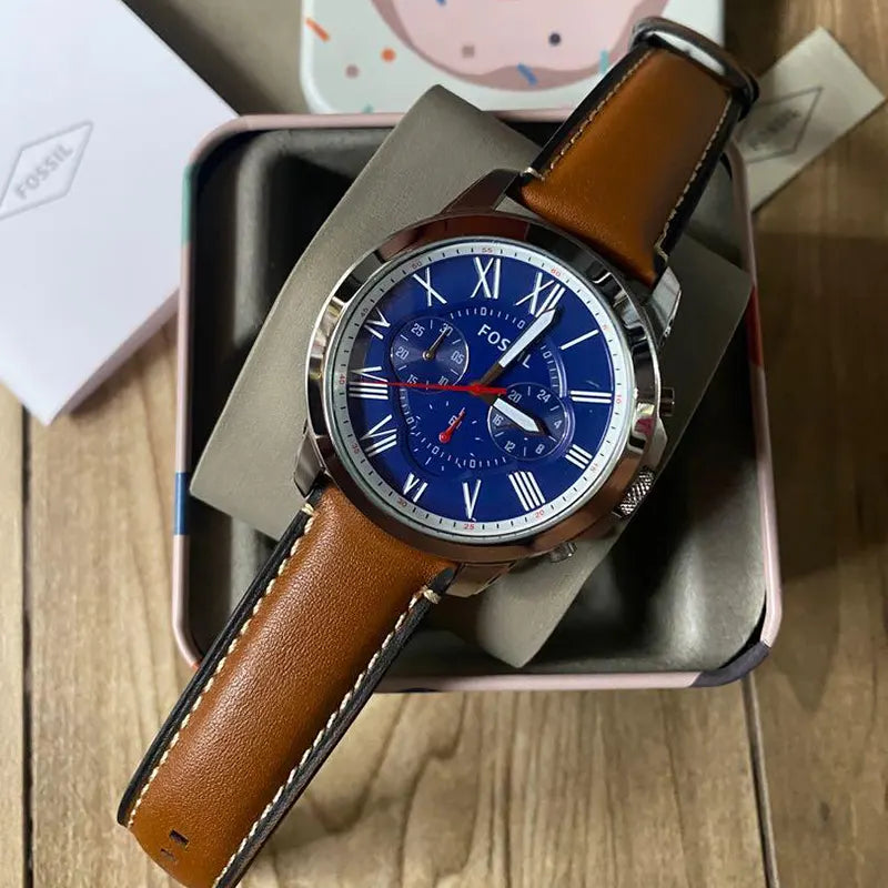 Fossil FS-5210 Blue Dial