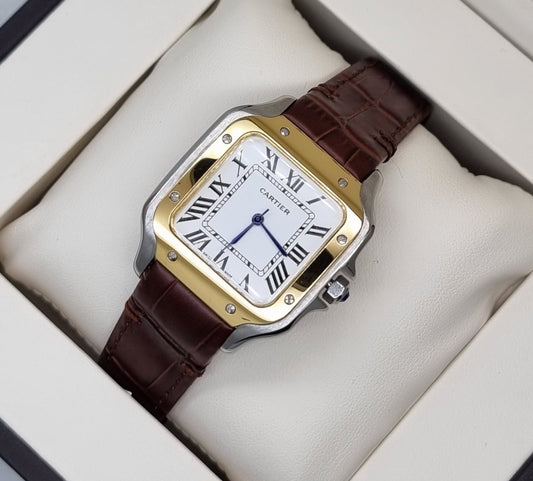 High Quality Luxury Branded Watch - Gold & Silver