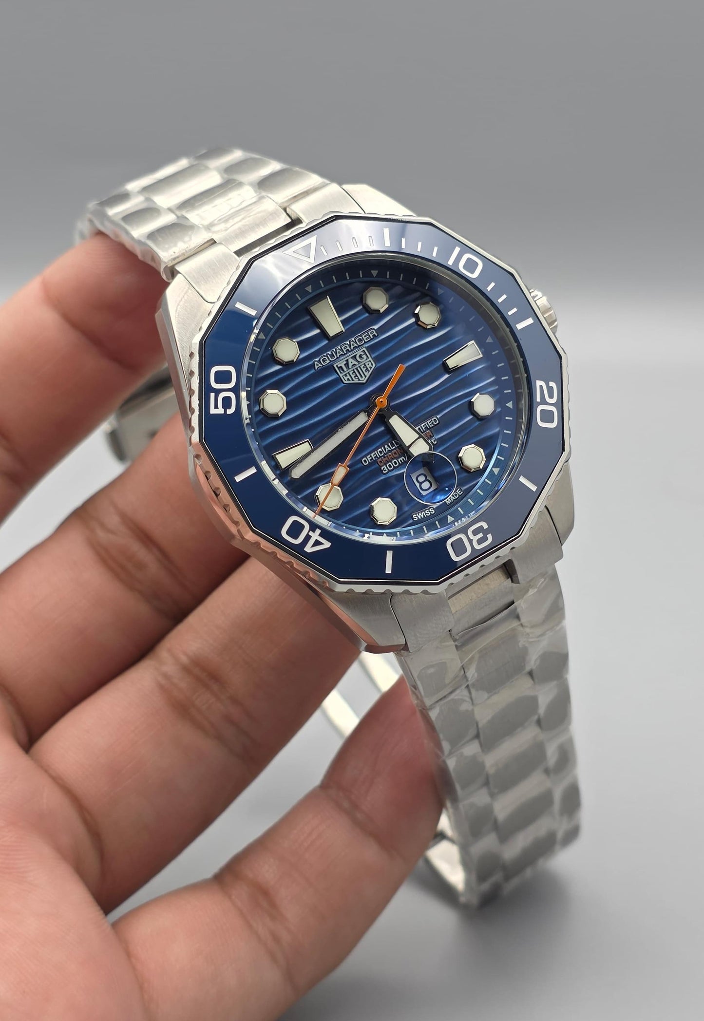 Luxury Blue Diver Automatic – Steel Edition