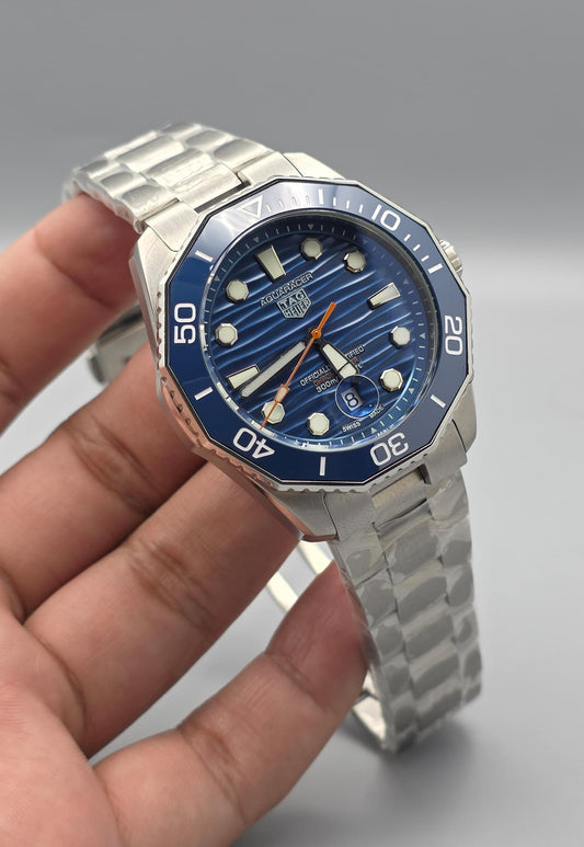 Luxury Blue Diver Automatic – Steel Edition