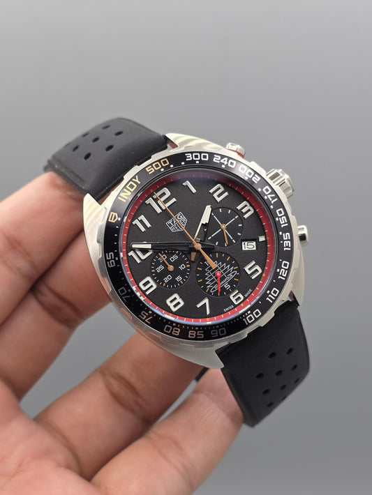 High Quality Luxury Branded Watch - Silver & Black