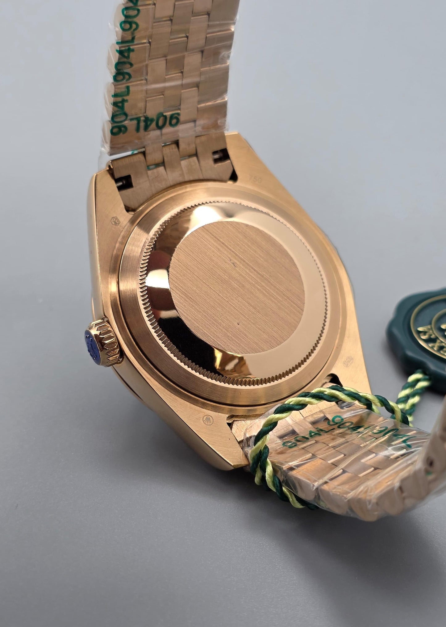 Luxury Blue Dial Dual-Time Watch – Rose Gold Finish