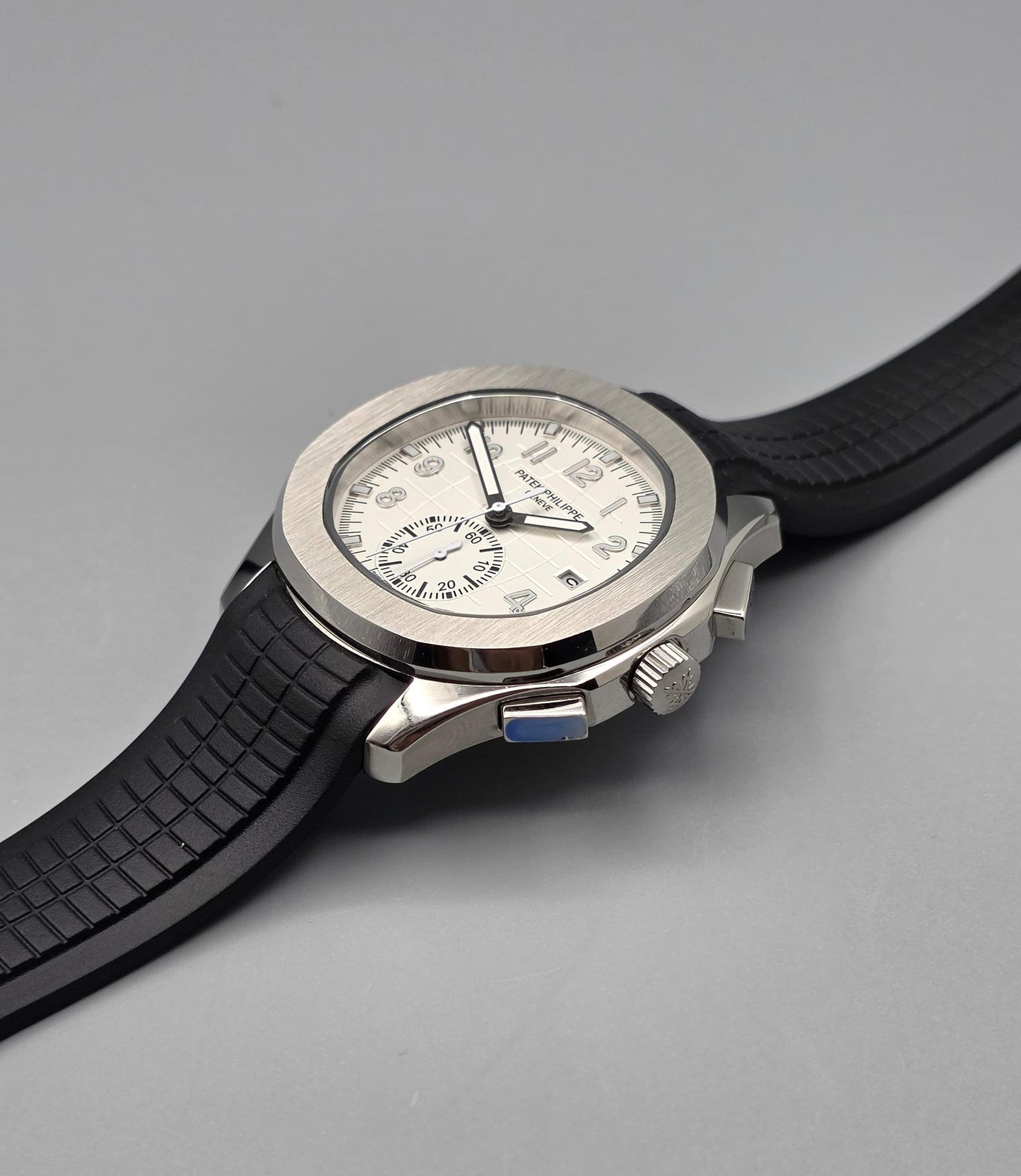 Luxury White & Steel Automatic – Sport Elegance Edition