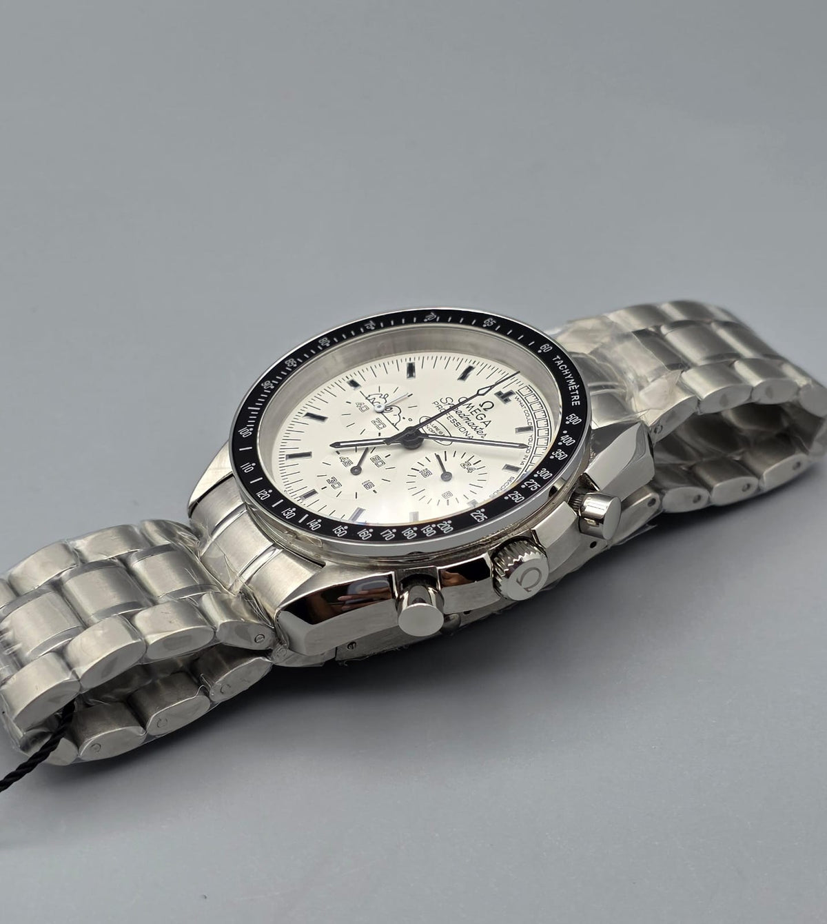 Premium Stainless Steel White Dial Silver Snoopy-Style Multi-Function Luxury Watch