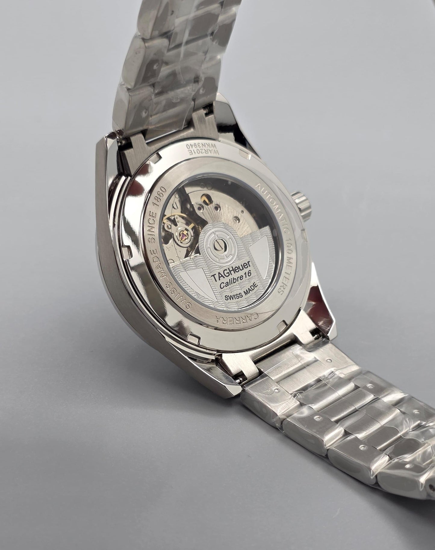 Black Dial Automatic Stainless Steel Watch