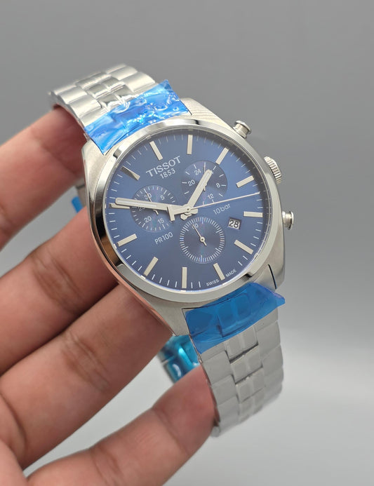 Luxury Stainless Steel Chain Watch – Chronograph