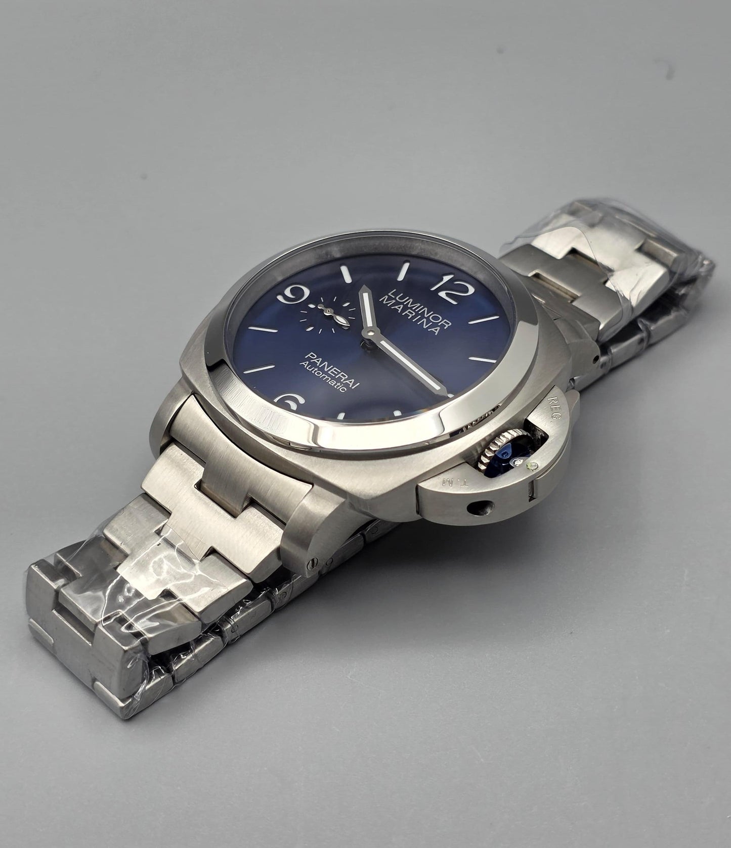 Luxury Automatic Watch – Specchio Blu Steel Edition