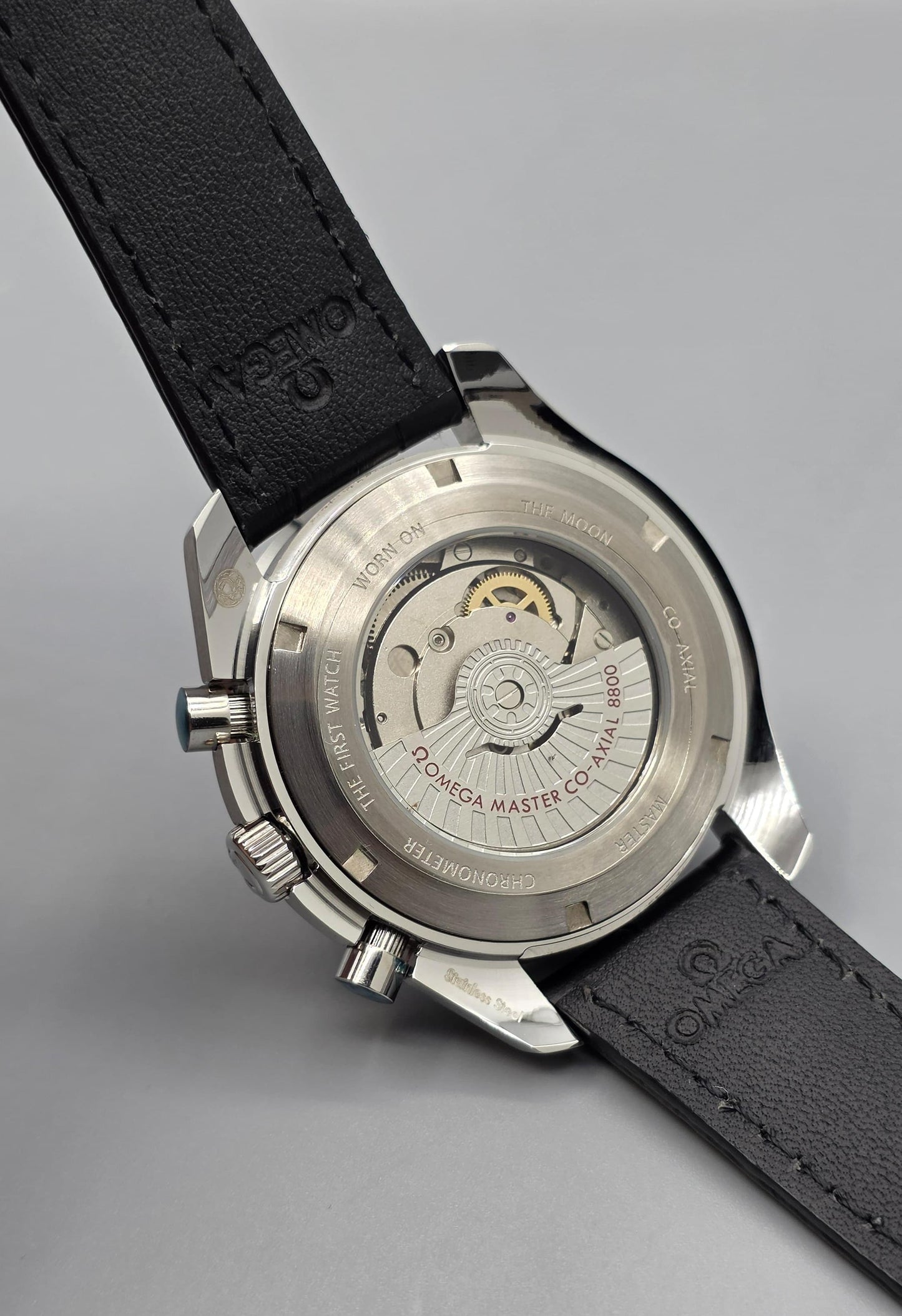 Luxury Moonphase Automatic – Black Leather Edition