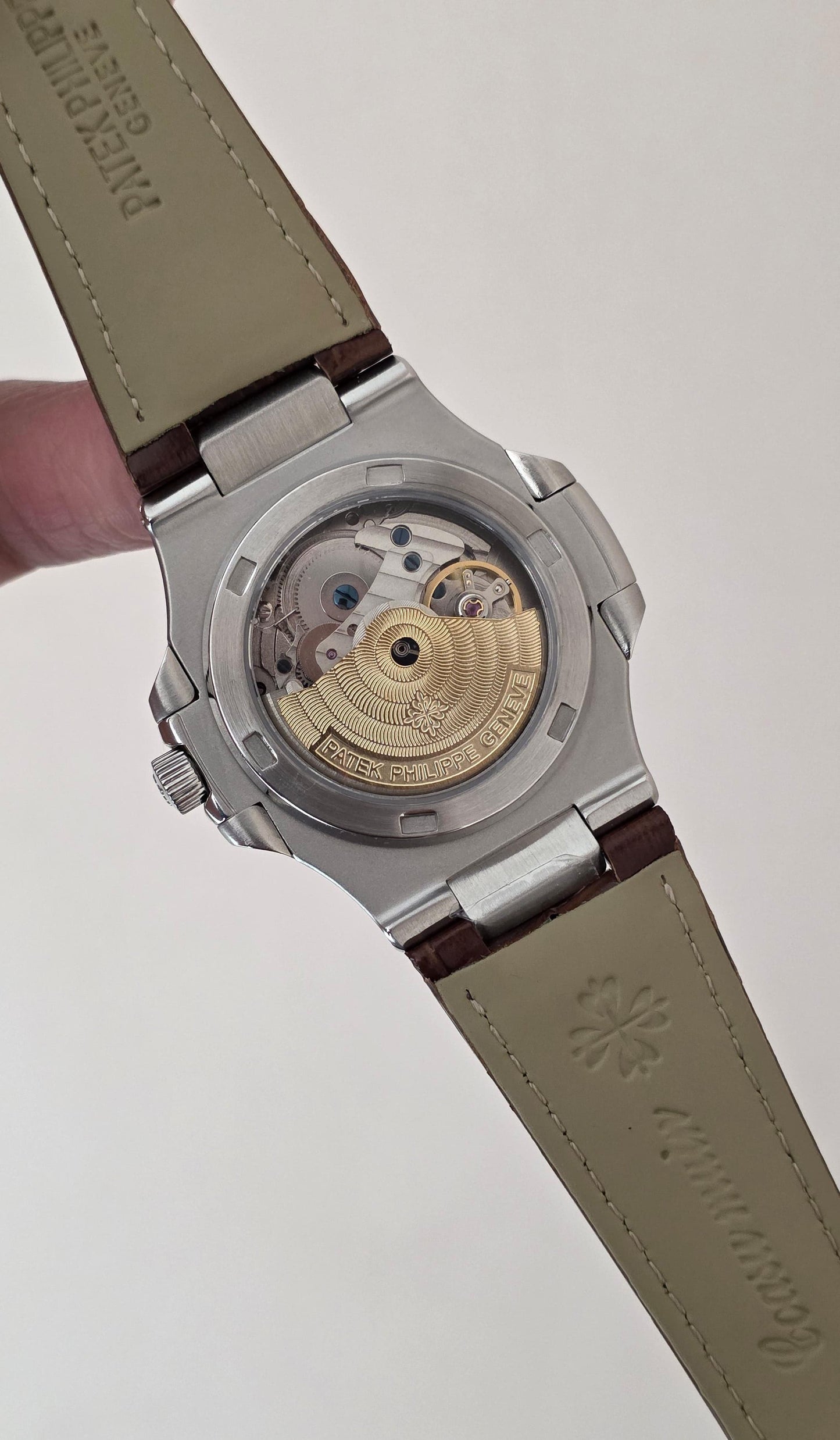 Luxury Automatic Watch with Day, Date, Month & Moonphase Green Dial