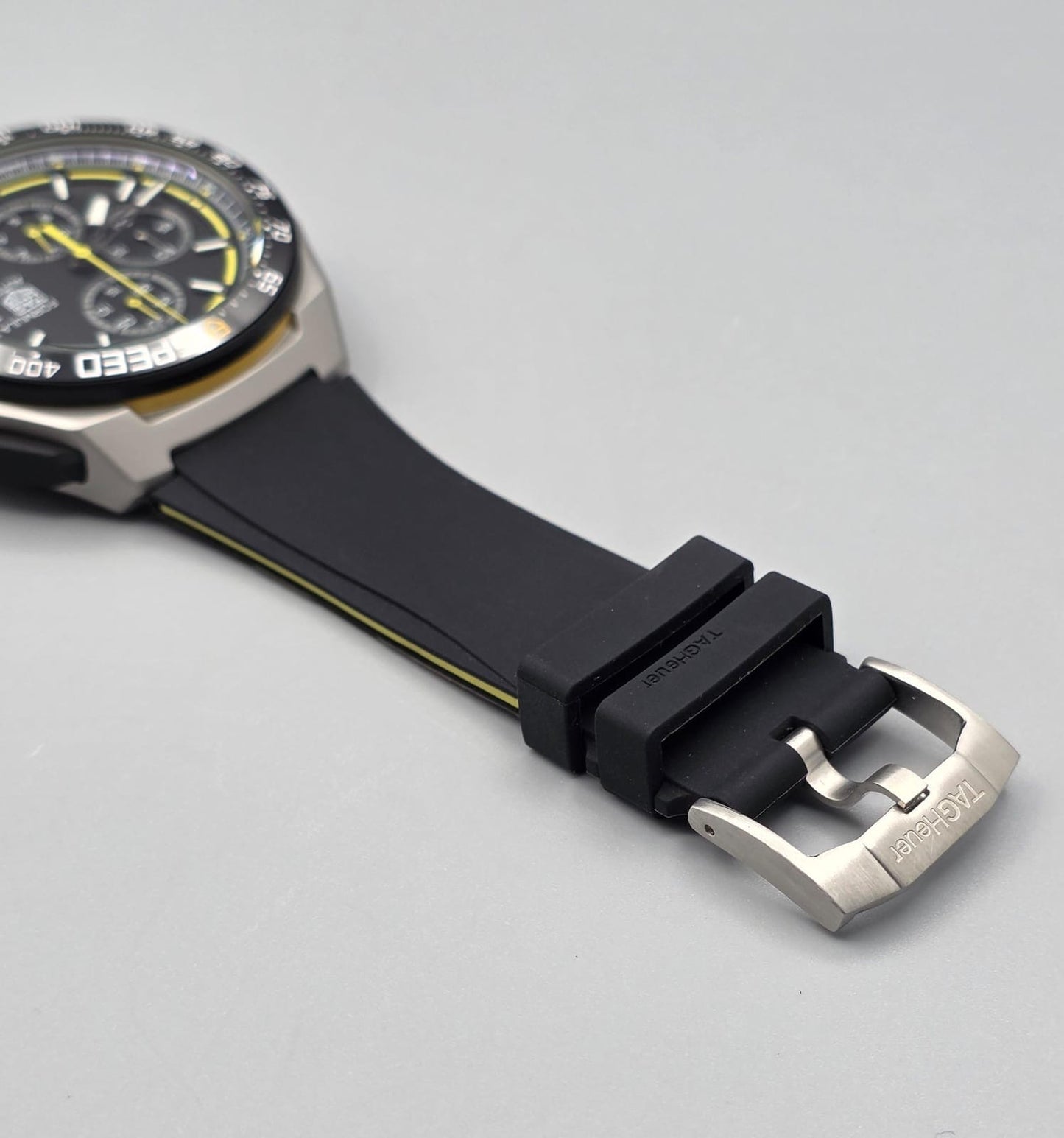 Premium Black & Yellow Sport Chronograph Watch