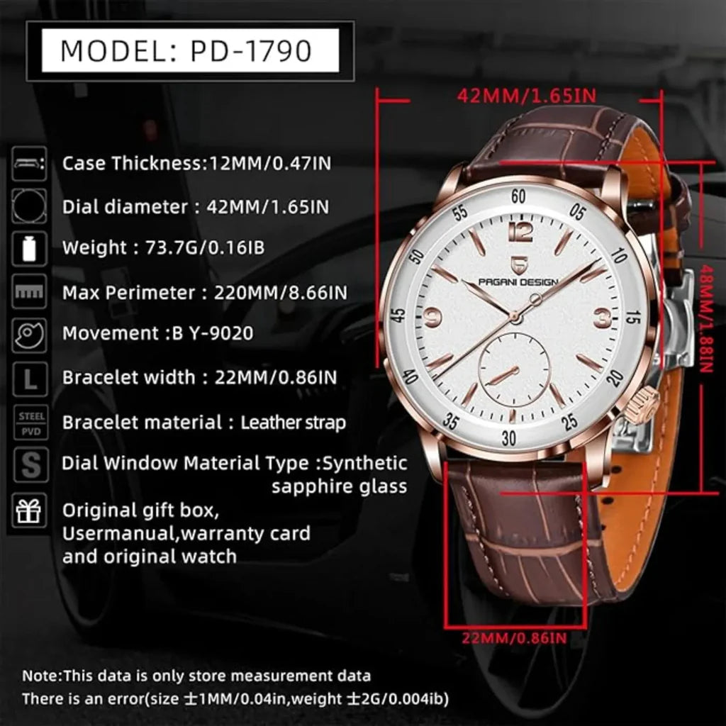 Pagani Design PD-1790 Rose Gold