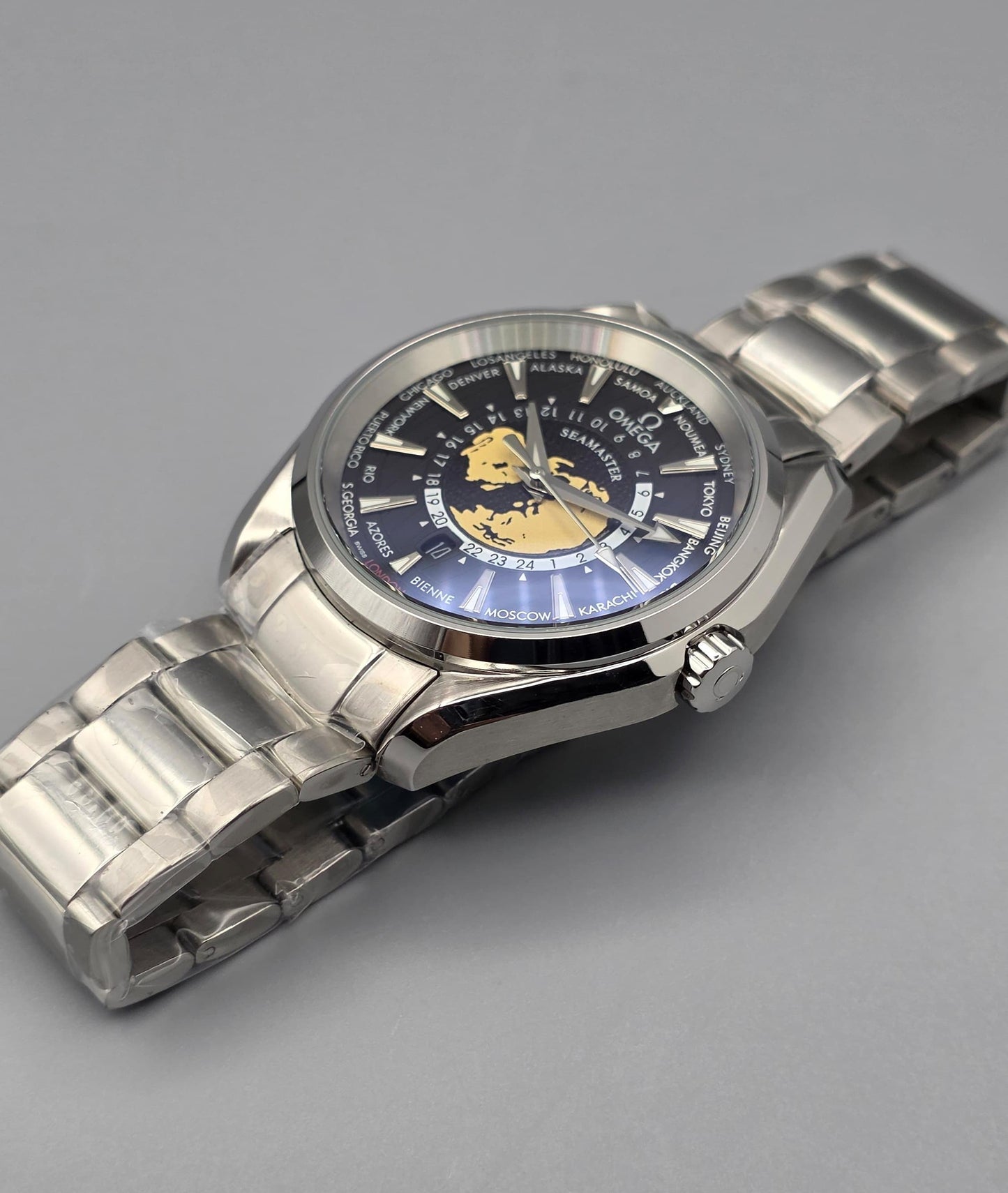 Luxury Automatic Steel – Yellow Map Edition