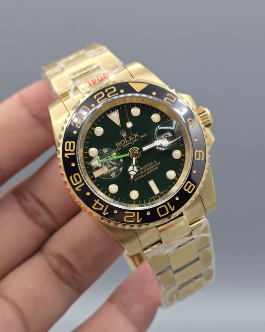 High Quality Luxury Branded Watch - Gold G.M.T