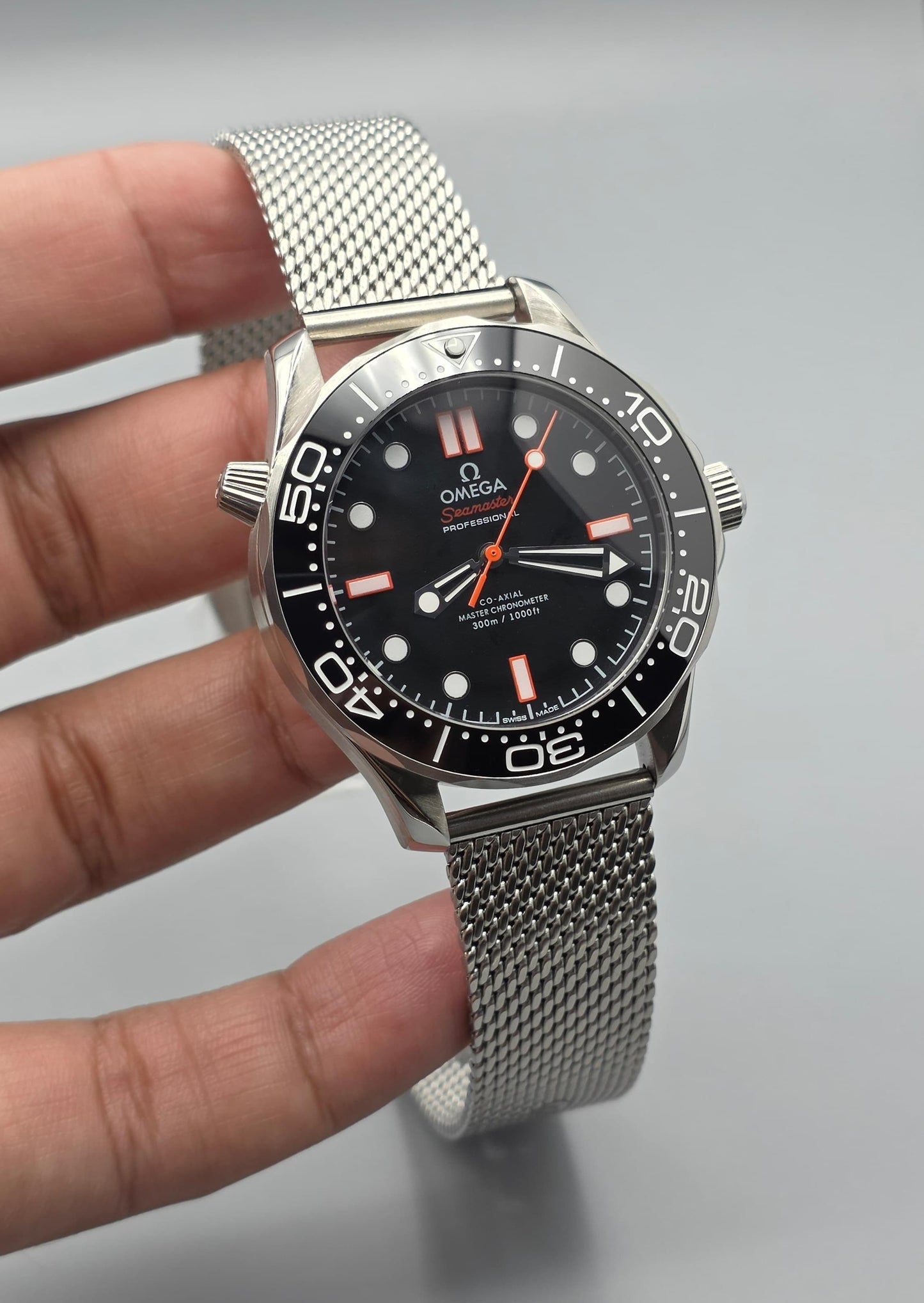 Luxury Black Orange Diver Automatic – Steel Edition