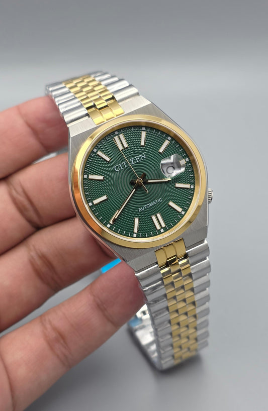 Luxury Green Dial Automatic – Two-Tone Edition