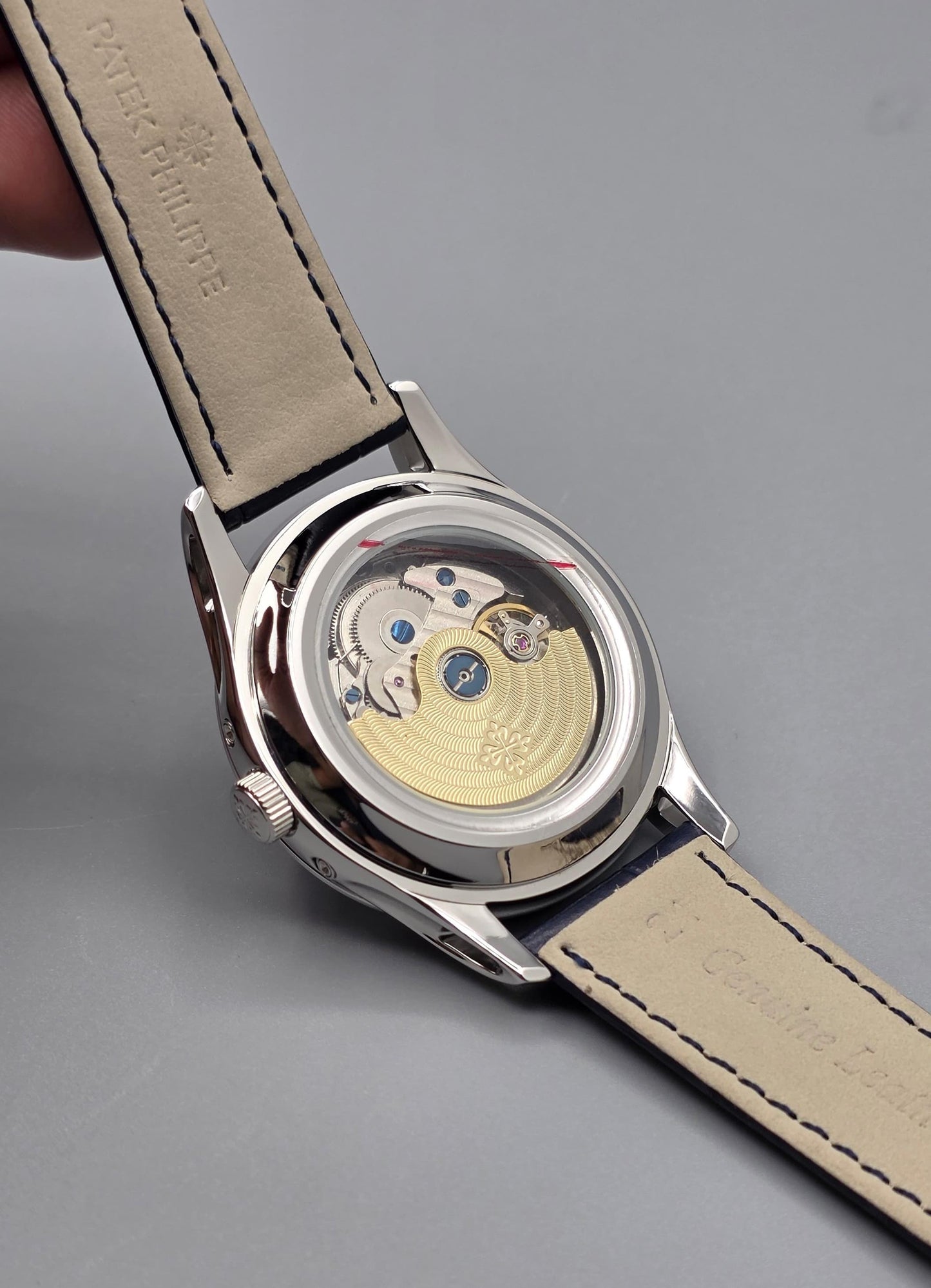 Luxury Multi-Function Automatic Watch – Blue Gradient Edition