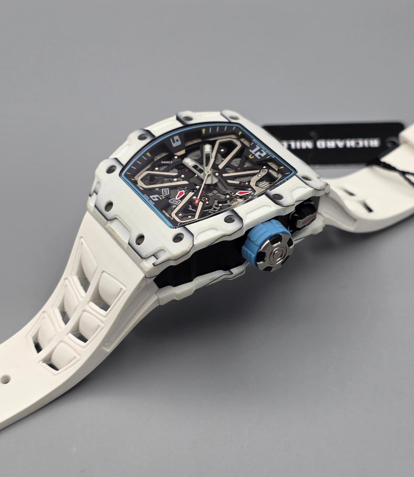 Luxury Skeleton Sport Watch – White Lightweight Edition
