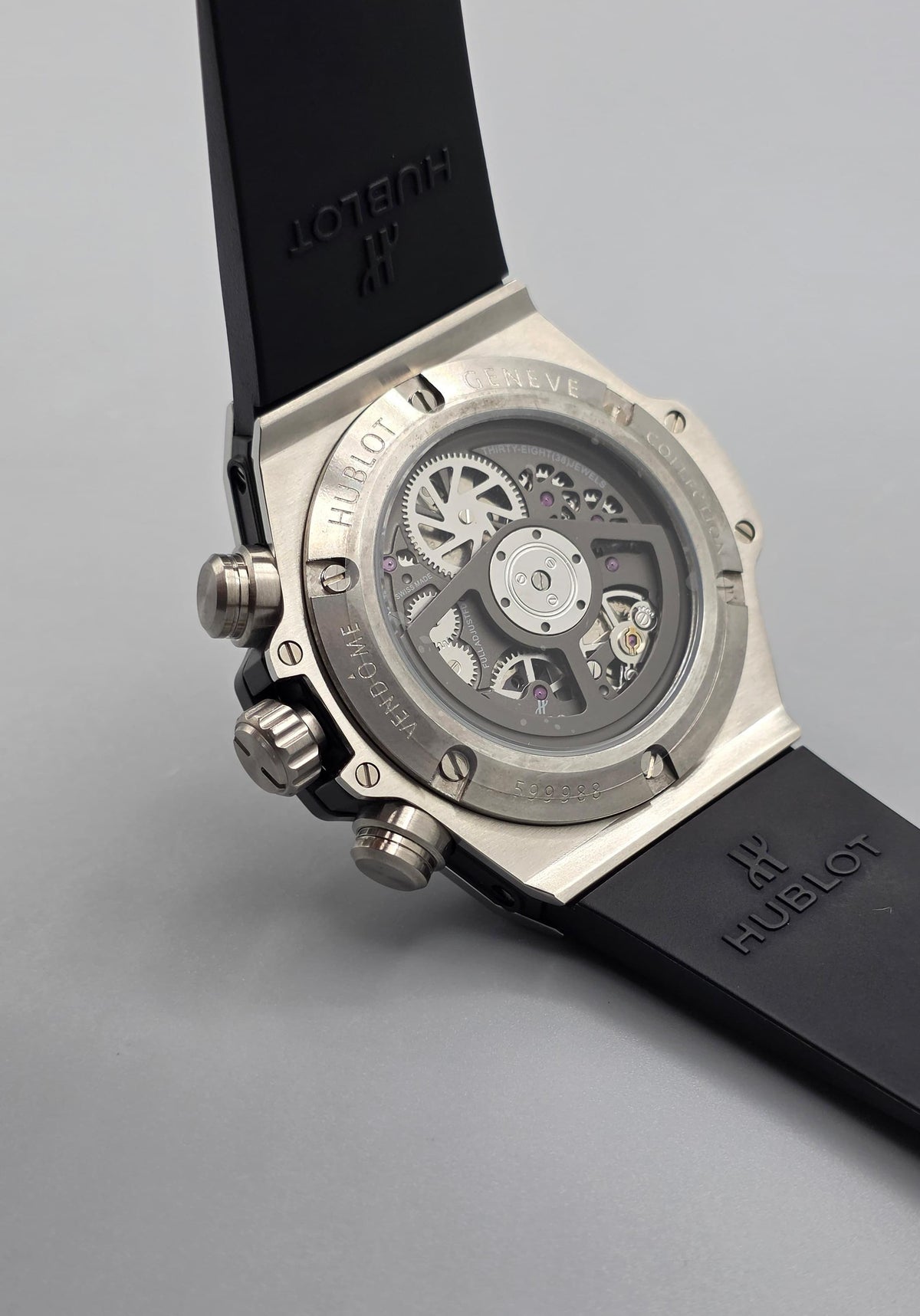 Premium Iced-Out Skeleton Chronograph Watch