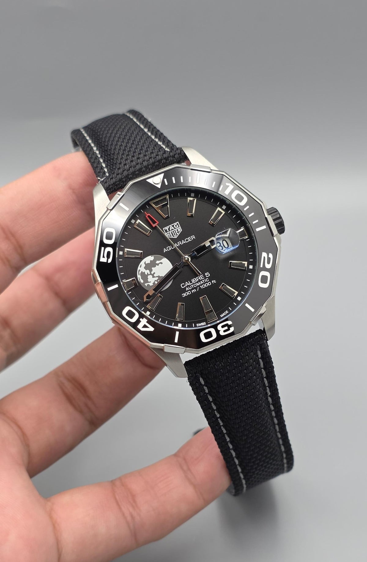 Premium Stainless Steel Black Dial Automatic Luxury Watch