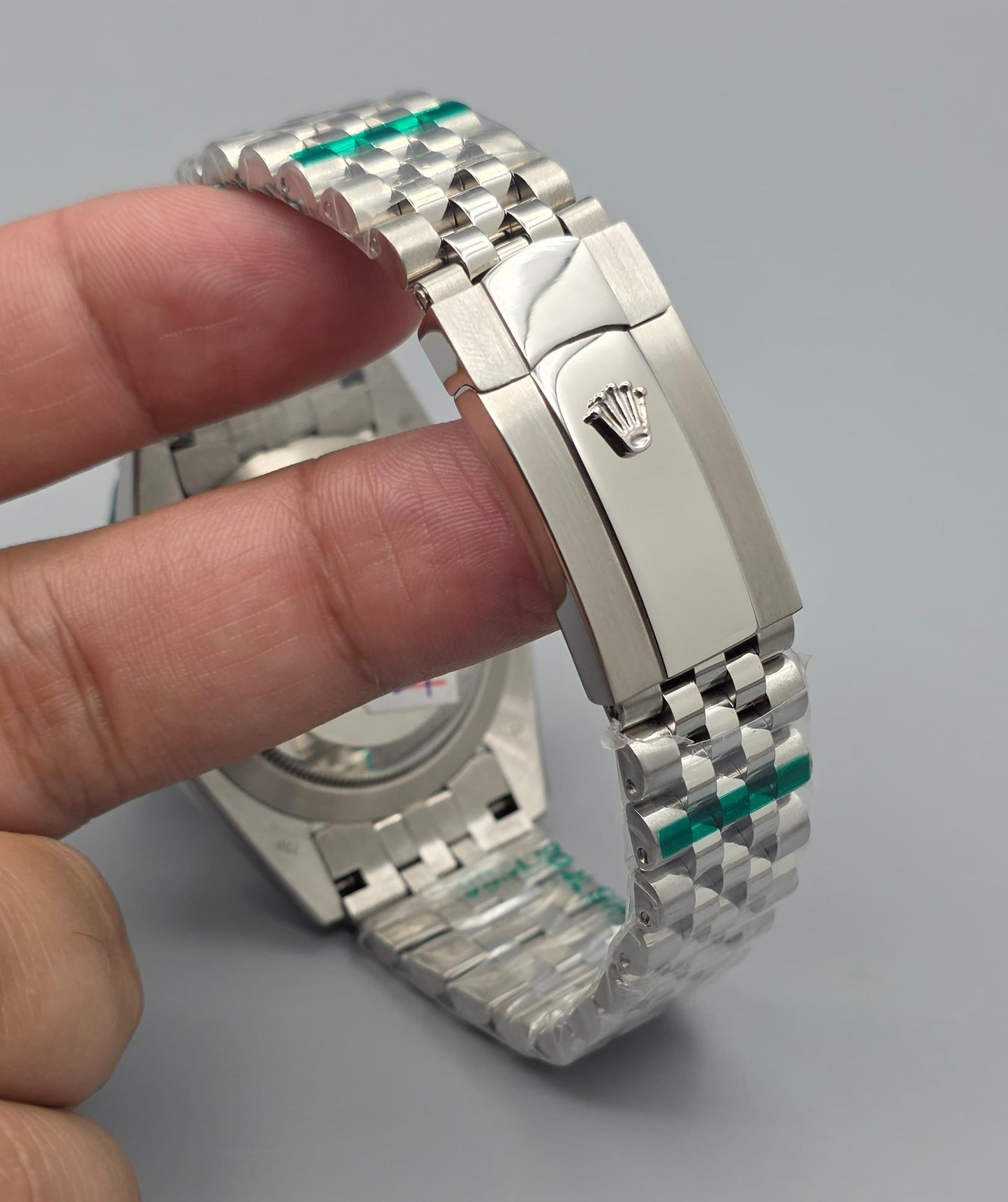 Luxury Ice Blue Dual-Time Watch – Stainless Steel