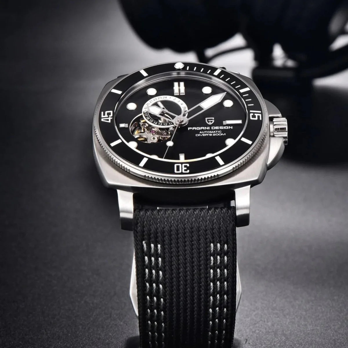 Pagani Design PD-1736 Silver-Black