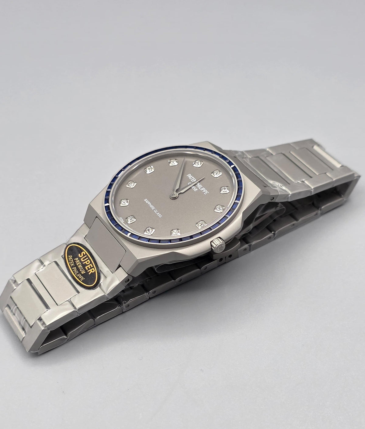 Premium Stainless Steel Grey Dial Sapphire Luxury Watch