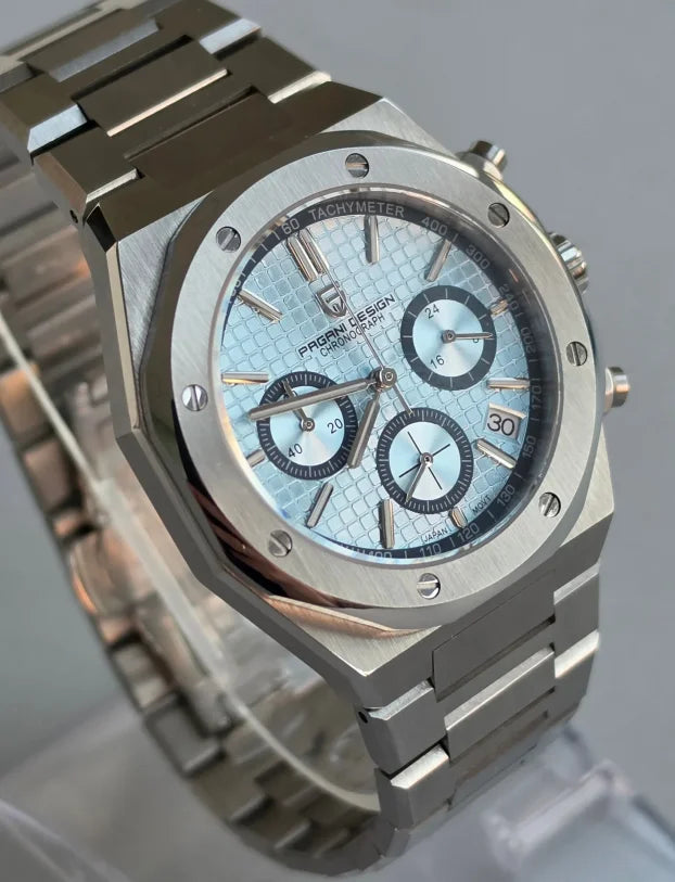 Pagani Design PD-1707 Chronograph-Steel Ice Blue