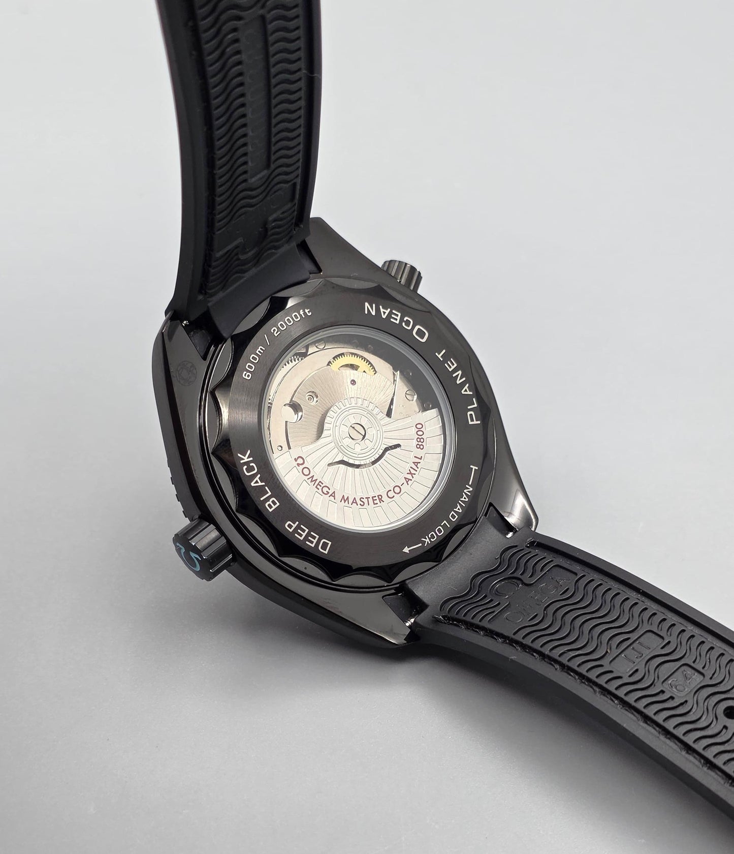 Premium Black & Blue Worldtimer Automatic Watch