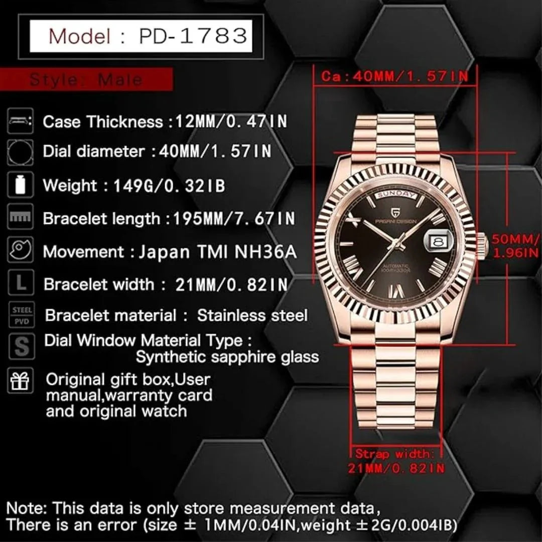 Pagani Design PD-1783 Rose Gold