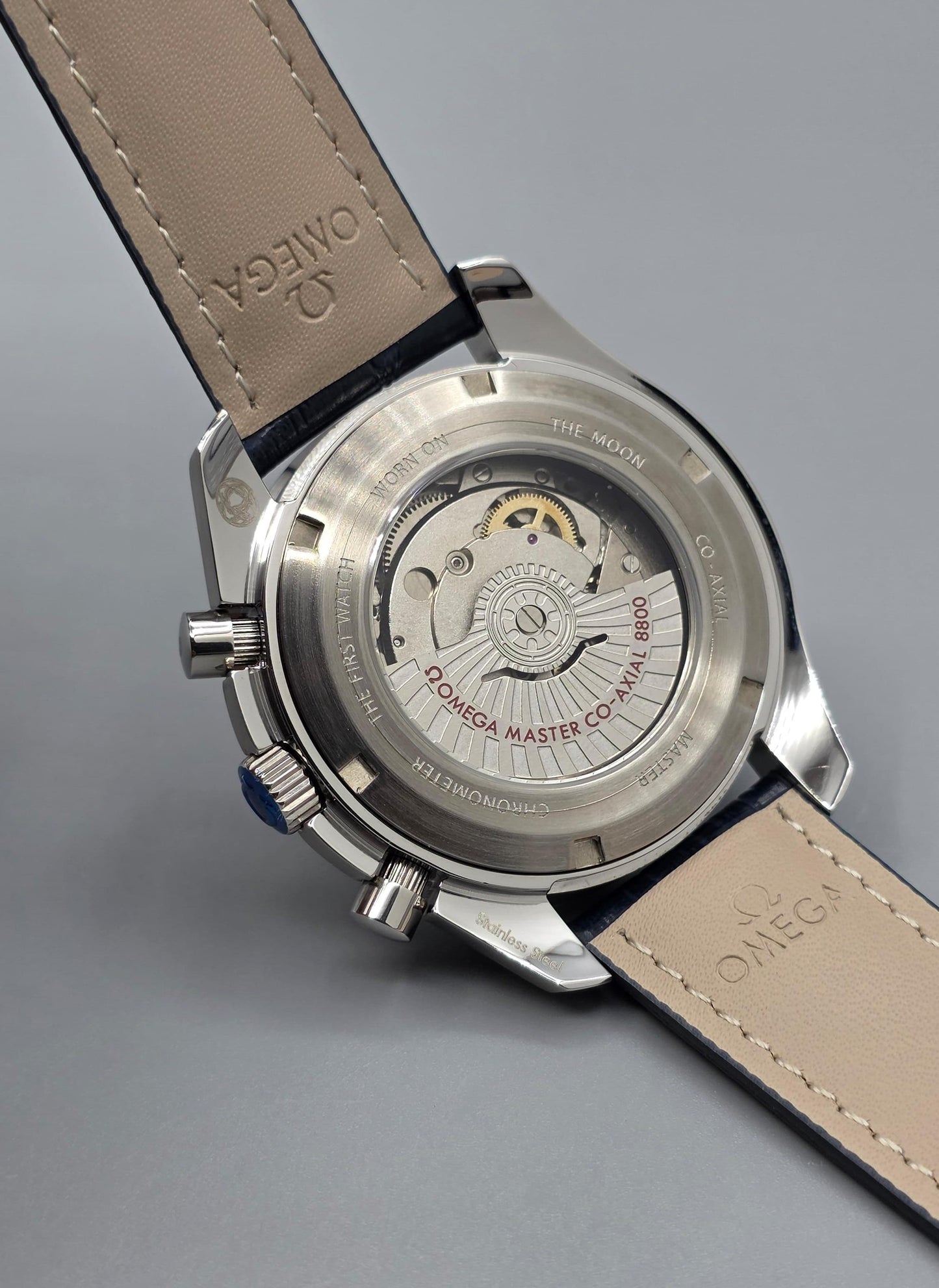 Luxury Blue Moonphase Automatic – Leather Strap Edition
