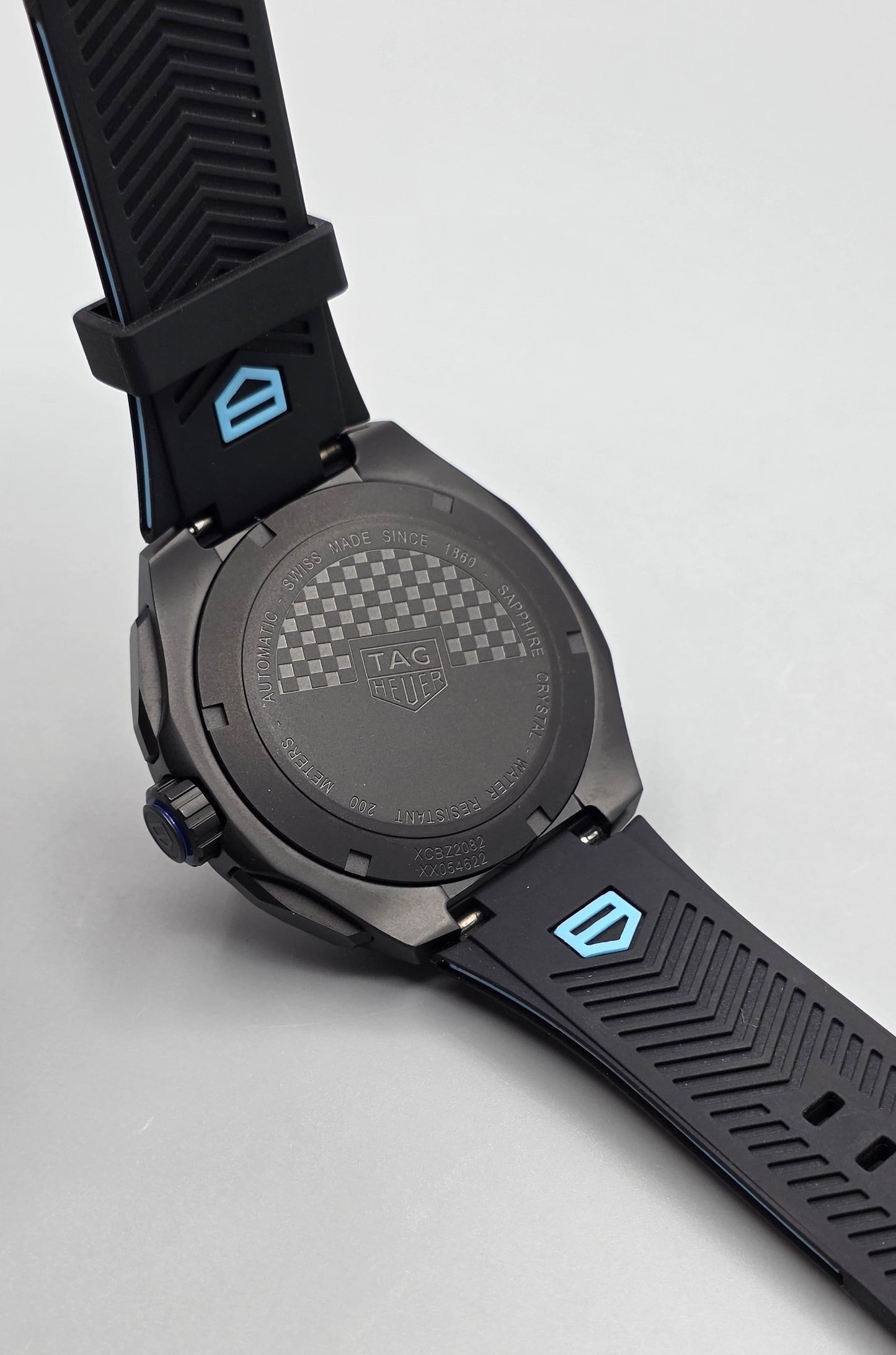 Premium Black & Blue Sport Chronograph Watch