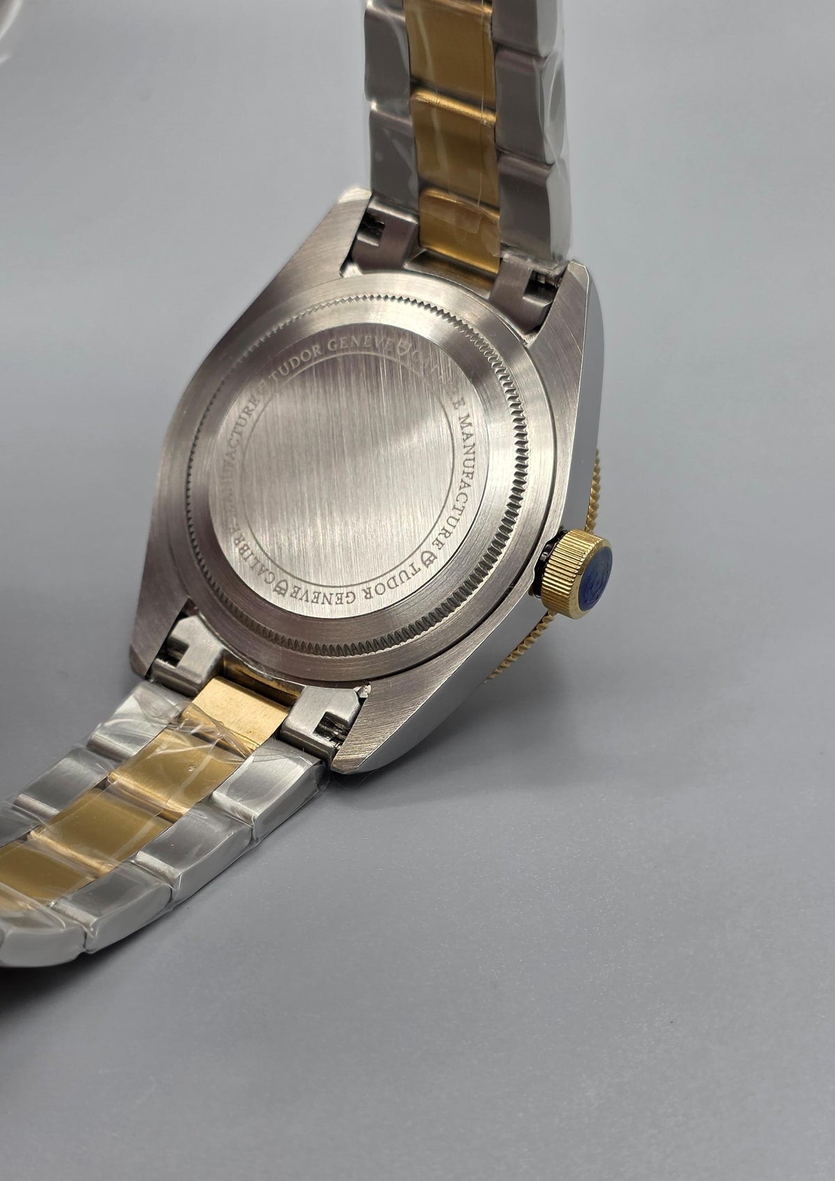 Premium Black Dial Two-Tone Automatic Watch
