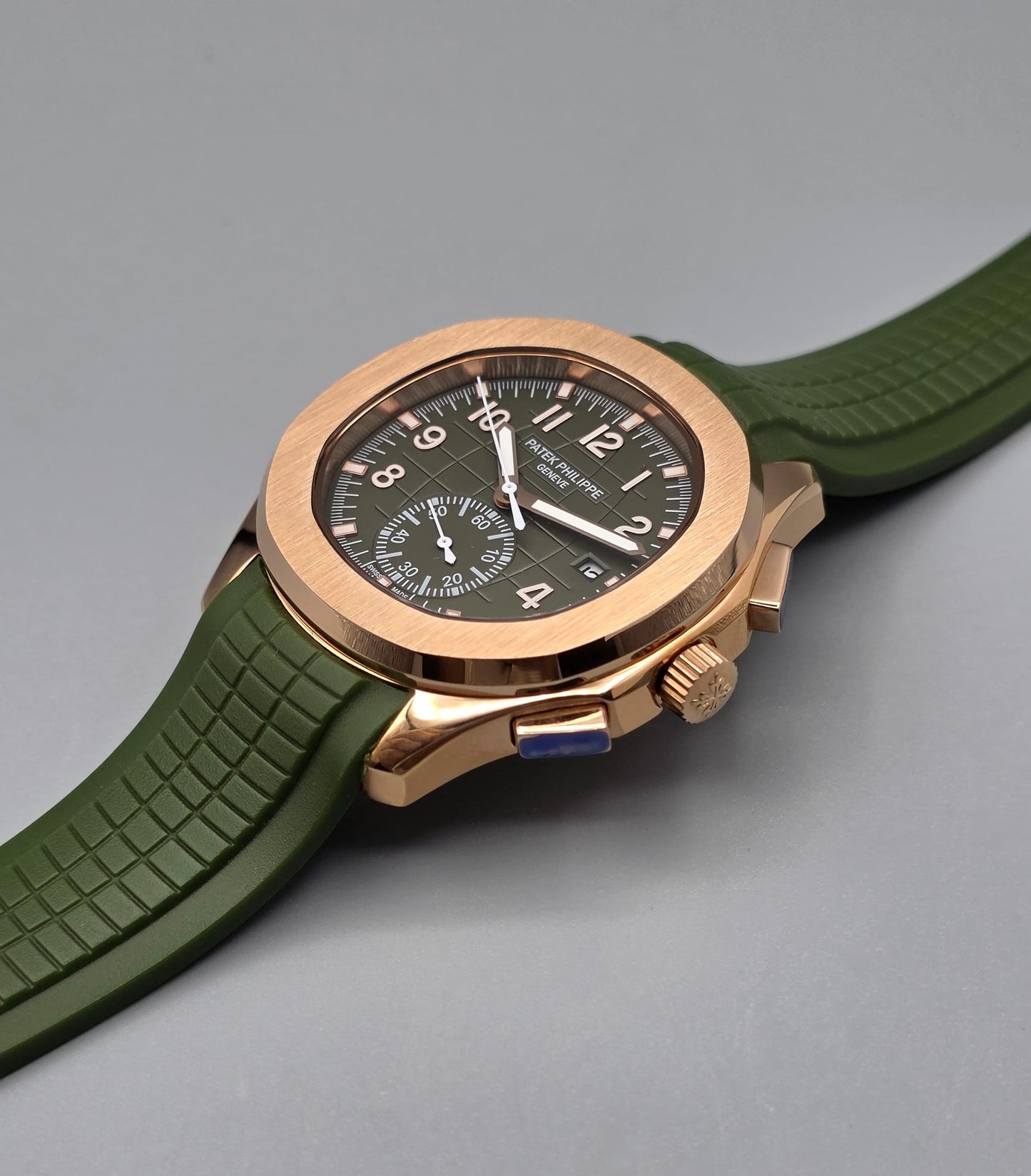 Luxury Olive Green & Rose Gold Automatic – Sport Elegance Edition