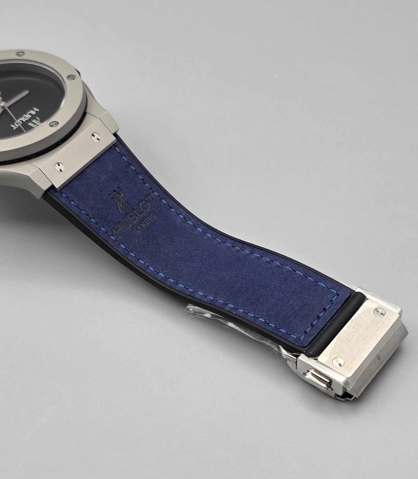 Premium Matte Grey Case Black Dial PVC Strap Automatic Watch