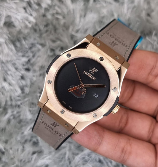 High Quality Luxury Branded Watch - Rose Gold