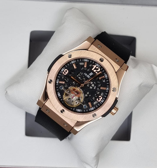 High Quality Luxury Branded Watch - Rose Gold