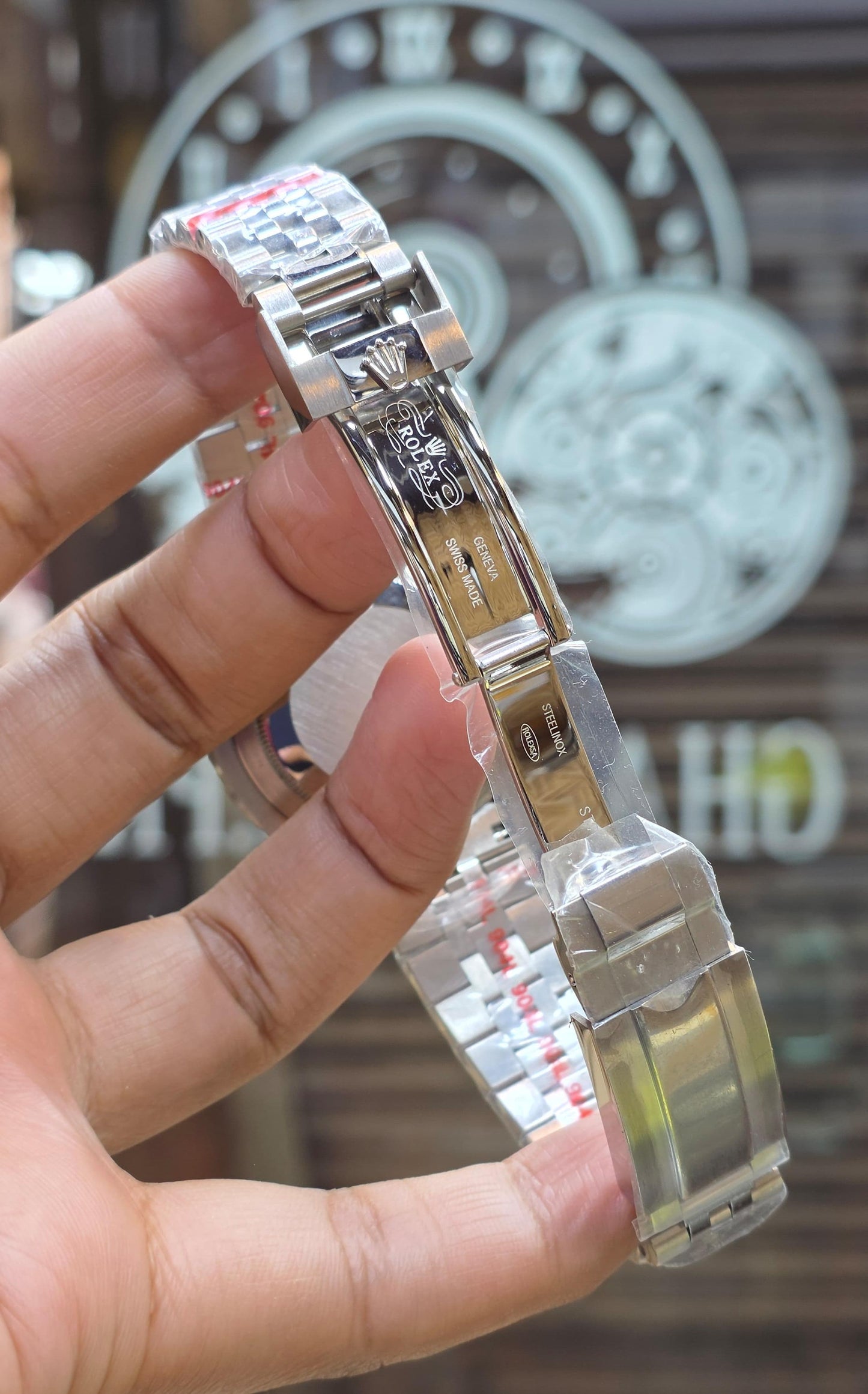 Luxury Black Dial GMT Watch