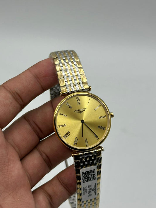 High Quality Luxury Branded Watch - Gold & Silver