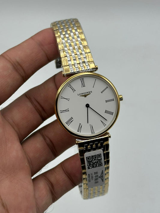 High Quality Luxury Branded Watch - Gold & Silver