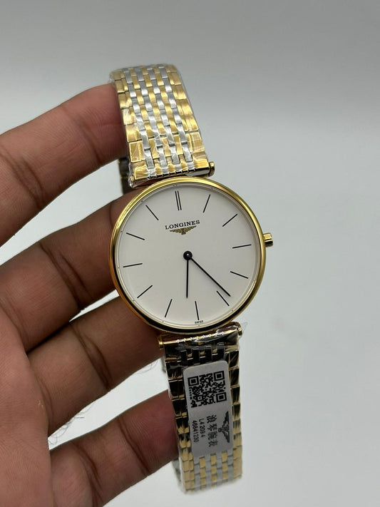 High Quality Luxury Branded Watch - Gold & Silver