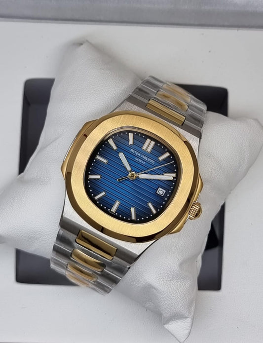 High Quality Luxury Branded Watch - Gold & Silver