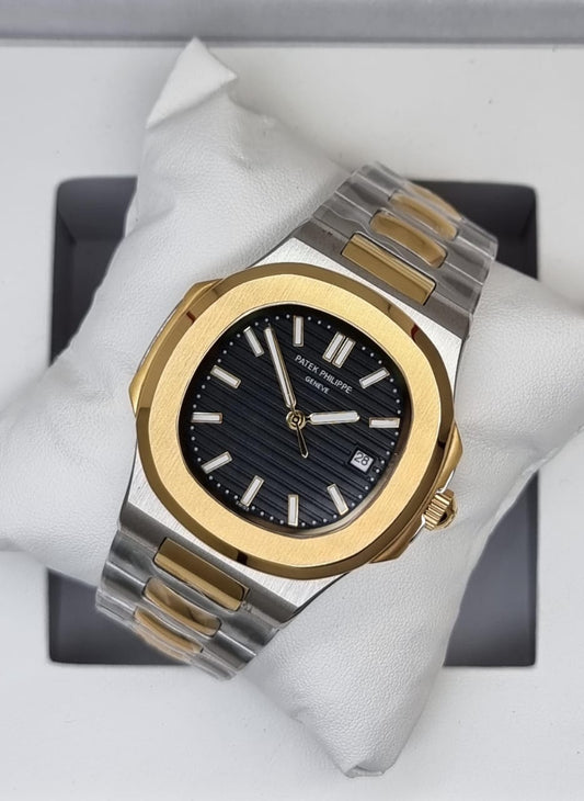 High Quality Luxury Branded Watch - Gold & Silver