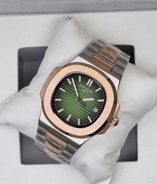High Quality Luxury Branded Watch - Rose & Silver
