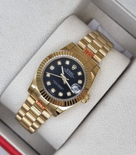 High Quality Luxury Branded Watch - Gold