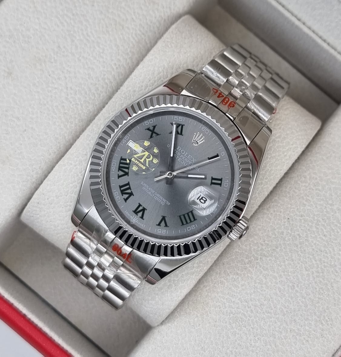 High Quality Luxury Branded Watch - Silver