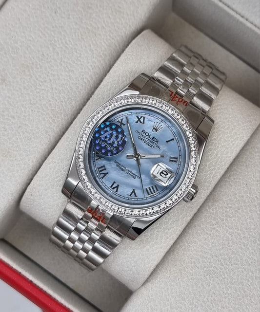 High Quality Luxury Branded Watch - Silver