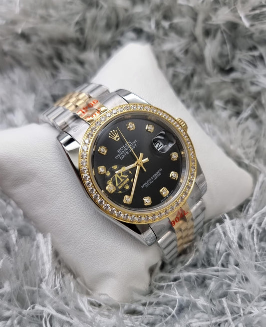High Quality Luxury Branded Watch - Gold & Silver