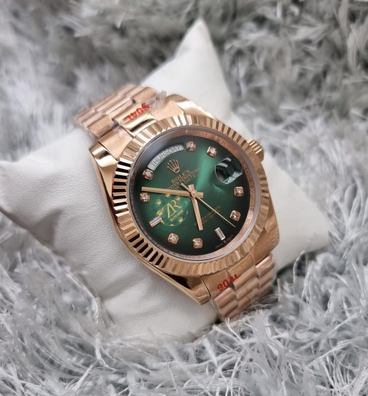 High Quality Luxury Branded Watch - Rose Gold