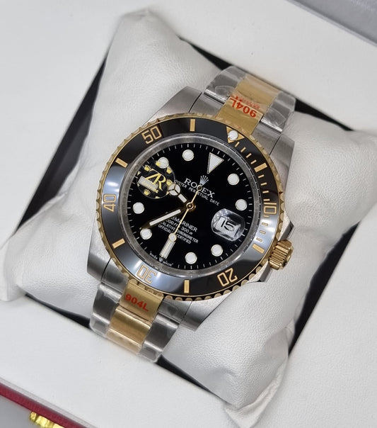 High Quality Luxury Branded Watch - Gold & Silver